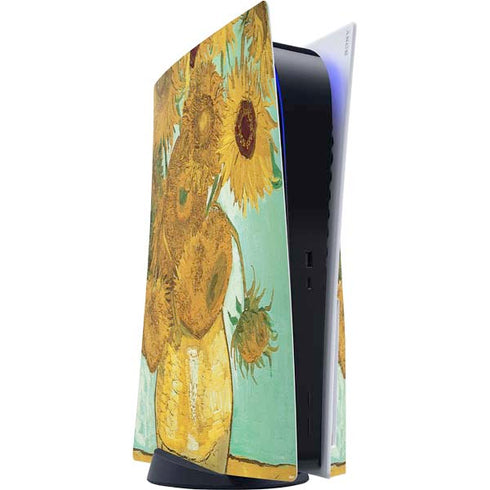 Vincent Van Gogh Sunflowers 1888 PS5 Console Skin